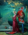 Michael Cheval Stairway To Heaven painting
